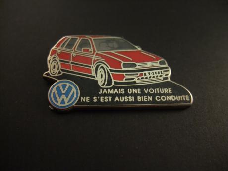 Volkswagen Golf rood ( met VW logo)